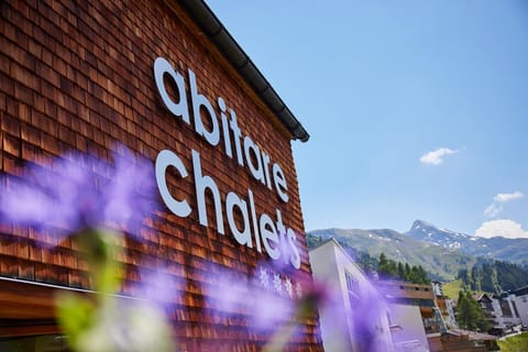 Facade/entrance, Summer, Logo/Certificate/Sign, Mountain view