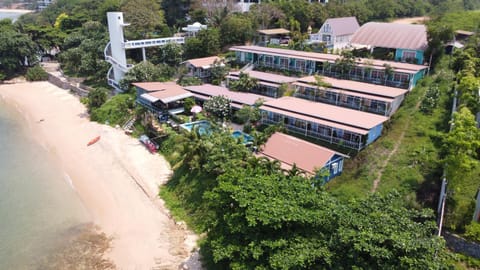 Property building, Bird's eye view, View (from property/room), Sea view