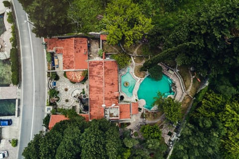 Spring, Day, Bird's eye view, On site, Pool view