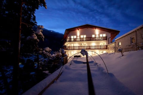 Facade/entrance, Night, Winter, Garden, Balcony/Terrace