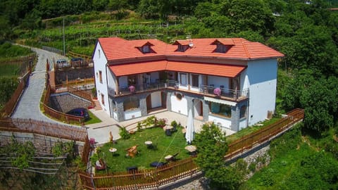 Patio, Facade/entrance, Bird's eye view, Garden