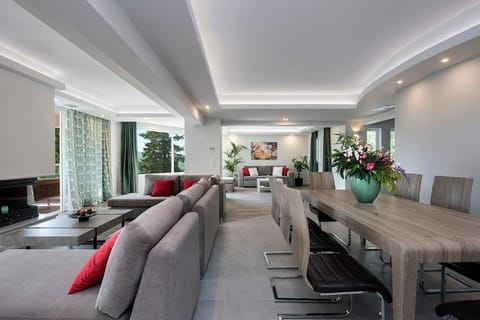 Living room, Seating area, Dining area