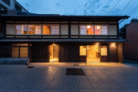 Property building, Facade/entrance, Sunset