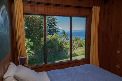 Bed, Bedroom, Sea view