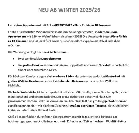 Appartements Platzl Apartment in Serfaus