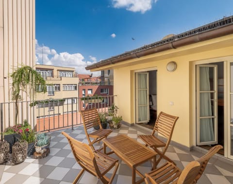 Patio, Balcony/Terrace, Inner courtyard view