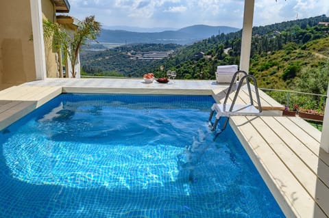 Natural landscape, Mountain view, Swimming pool