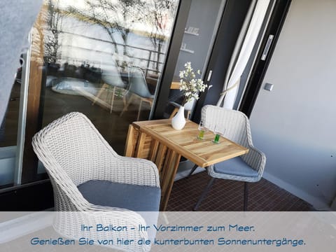 fewo1846 Intermar - Kajuete Foerdeblick - familienfreundliches Studioapartment mit Balkon und Meerblick Apartment in Glücksburg