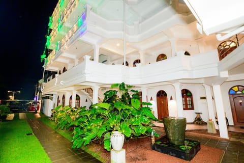 Property building, Night, Garden view