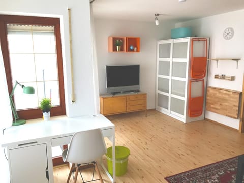 Gemütliche Helle Ferienwohnung mit Balkon am Seemoos in Friedrichshafen Bodensee mit Küche Bad WiFi Apartment in Friedrichshafen