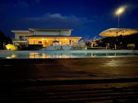 Night, Swimming pool