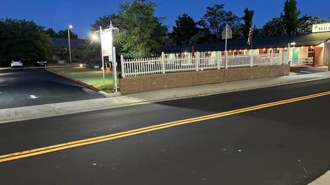 Property building, Night, Street view