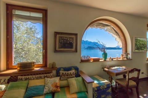 Natural landscape, Living room, Seating area, Lake view, Mountain view