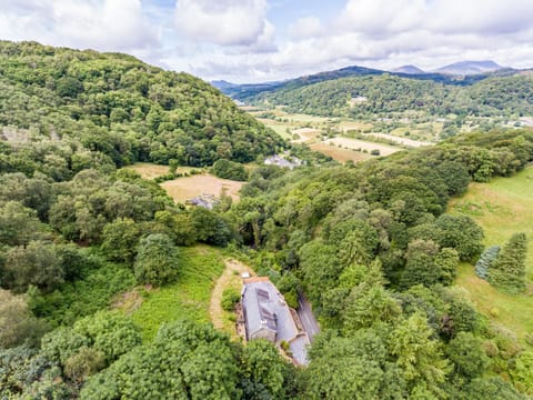 Natural landscape, Bird's eye view, Mountain view