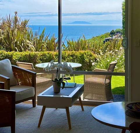 Patio, View (from property/room), Seating area, Sea view