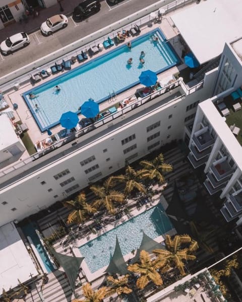 Bird's eye view, Swimming pool