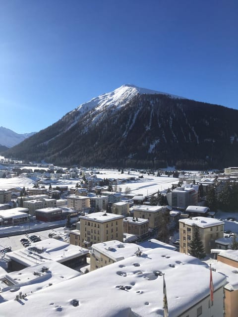 Spectacular View & Central Location in Davos Condo in Davos
