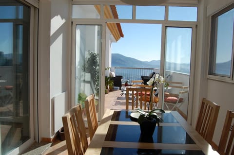 Natural landscape, View (from property/room), Dining area, Mountain view