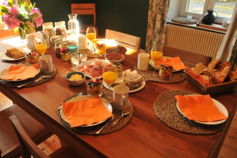 Food close-up, Continental breakfast