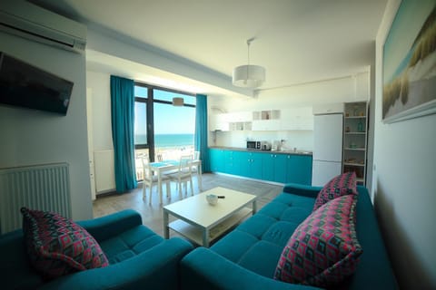 Living room, Seating area, Sea view