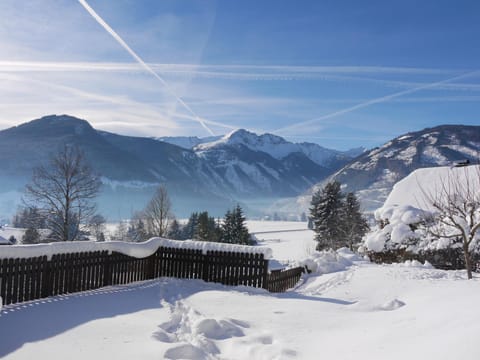 Winter, Garden view, Mountain view