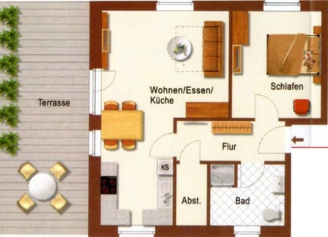 Shower, Toilet, Bathroom, TV and multimedia, Balcony/Terrace, Kitchen or kitchenette, Living room, Photo of the whole room, Seating area, Dining area, Bedroom, Area and facilities