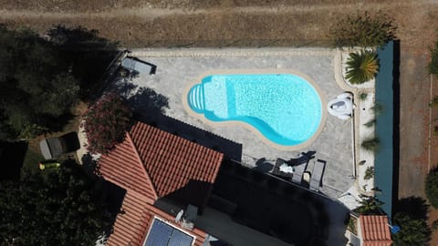 Property building, Bird's eye view, Pool view, Swimming pool