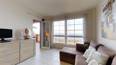 Living room, Seating area, Sea view