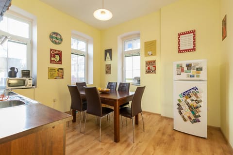 Photo of the whole room, Communal kitchen