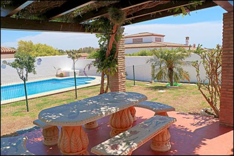 Patio, Garden, Swimming pool