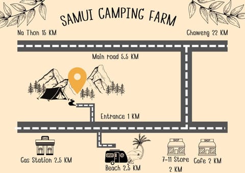 Samui Camping Farm Campground/ 
RV Resort in Ko Samui