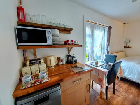 Cosy Snug with shower ensuite - It has beautiful countryside views - Only 3 miles from Lyme Regis, Charmouth and River Cottage - It has a private balcony and a real open fireplace - Comes with free private parking Bed and Breakfast in East Devon District