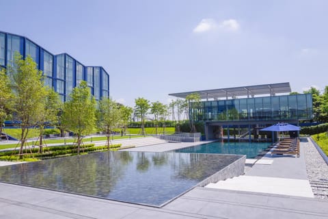 Property building, Natural landscape, Swimming pool