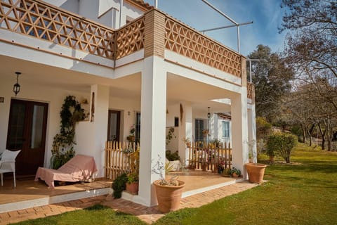 Property building, Patio, Spring, Day, Garden, View (from property/room), Balcony/Terrace, Garden view