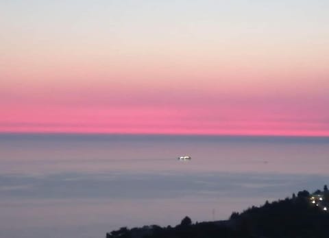 Natural landscape, Sea view, Sunset