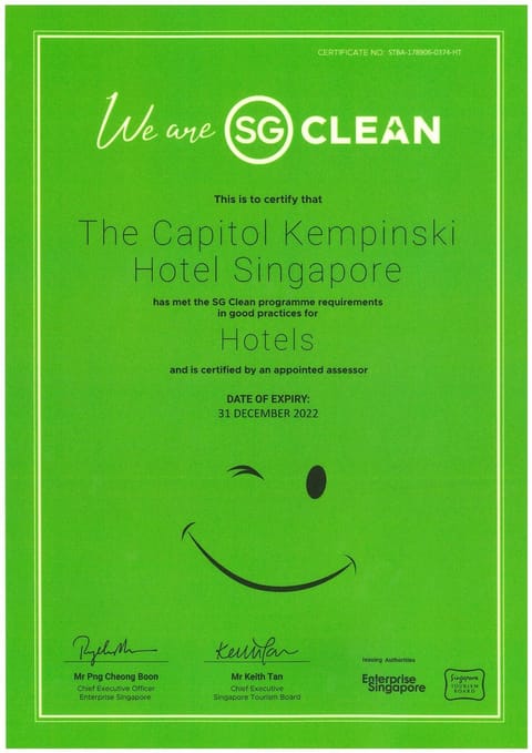 The Capitol Kempinski Hotel Singapore hotel in Singapore