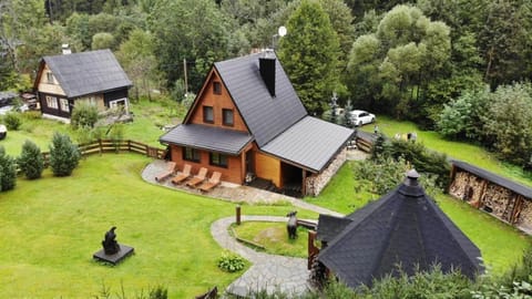 U Justina Chaloupka Lodge nature in Czechia
