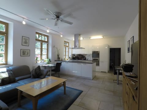 Kitchen or kitchenette, Living room