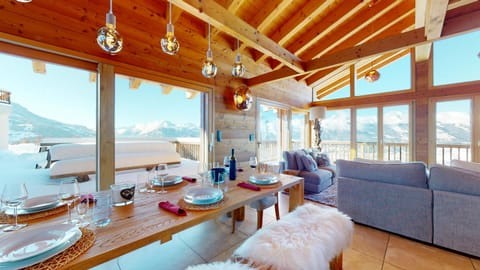 Egg SAUNA & LUXURY chalet 16 pers by Alpvision Résidences Chalet in Nendaz