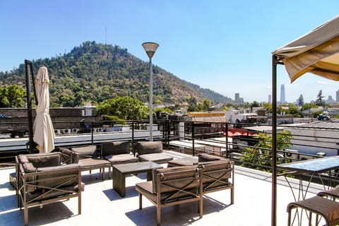 Patio, Balcony/Terrace, Seating area, Mountain view