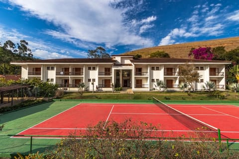 Property building, Tennis court, Bedroom