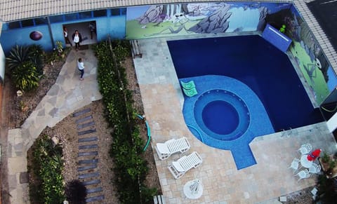 Bird's eye view, Pool view