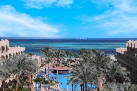 Natural landscape, Bird's eye view, Pool view, Sea view, Swimming pool