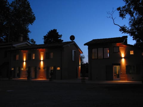 Property building, Garden, Sunset