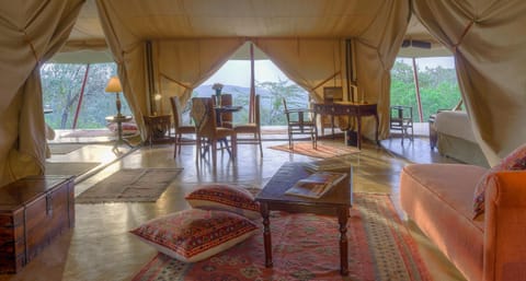 Entumoto Main Camp Luxury tent in Kenya