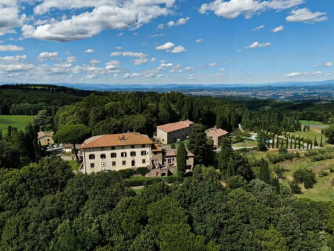 Property building, Natural landscape, Bird's eye view