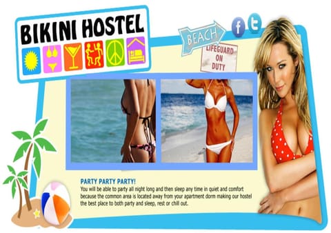 Bikini Hostel, Cafe & Beer Garden Hostal in South Beach Miami
