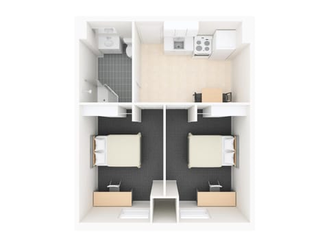 Photo of the whole room, Floor plan