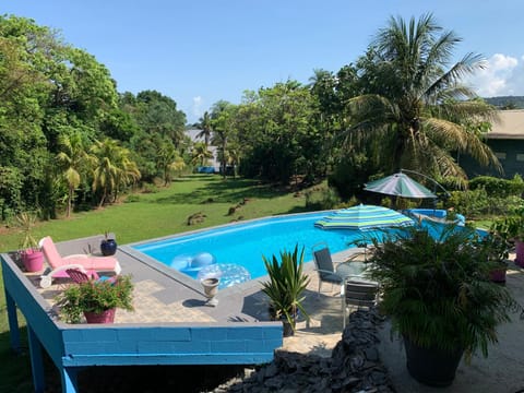 Property building, Pool view