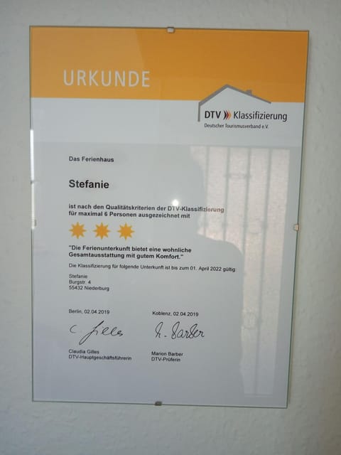 Certificate/Award